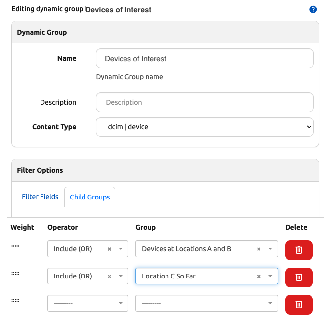 Adding Another Child Group to Parent Group