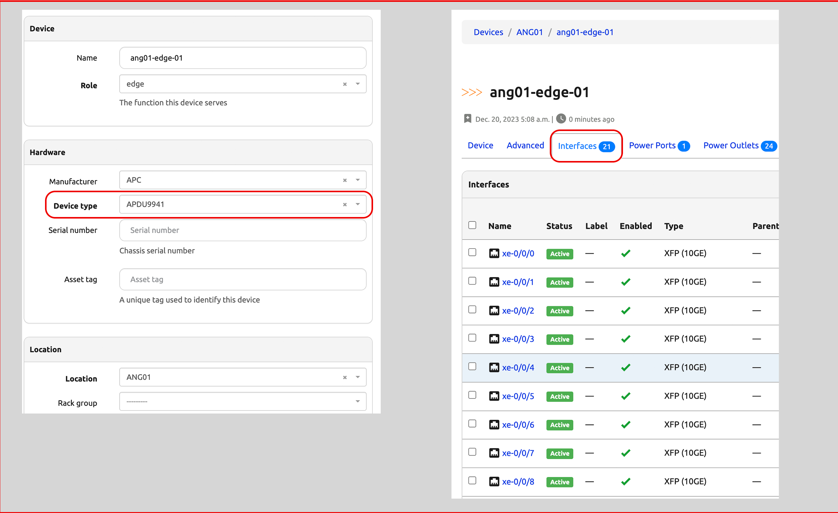 Assign device type