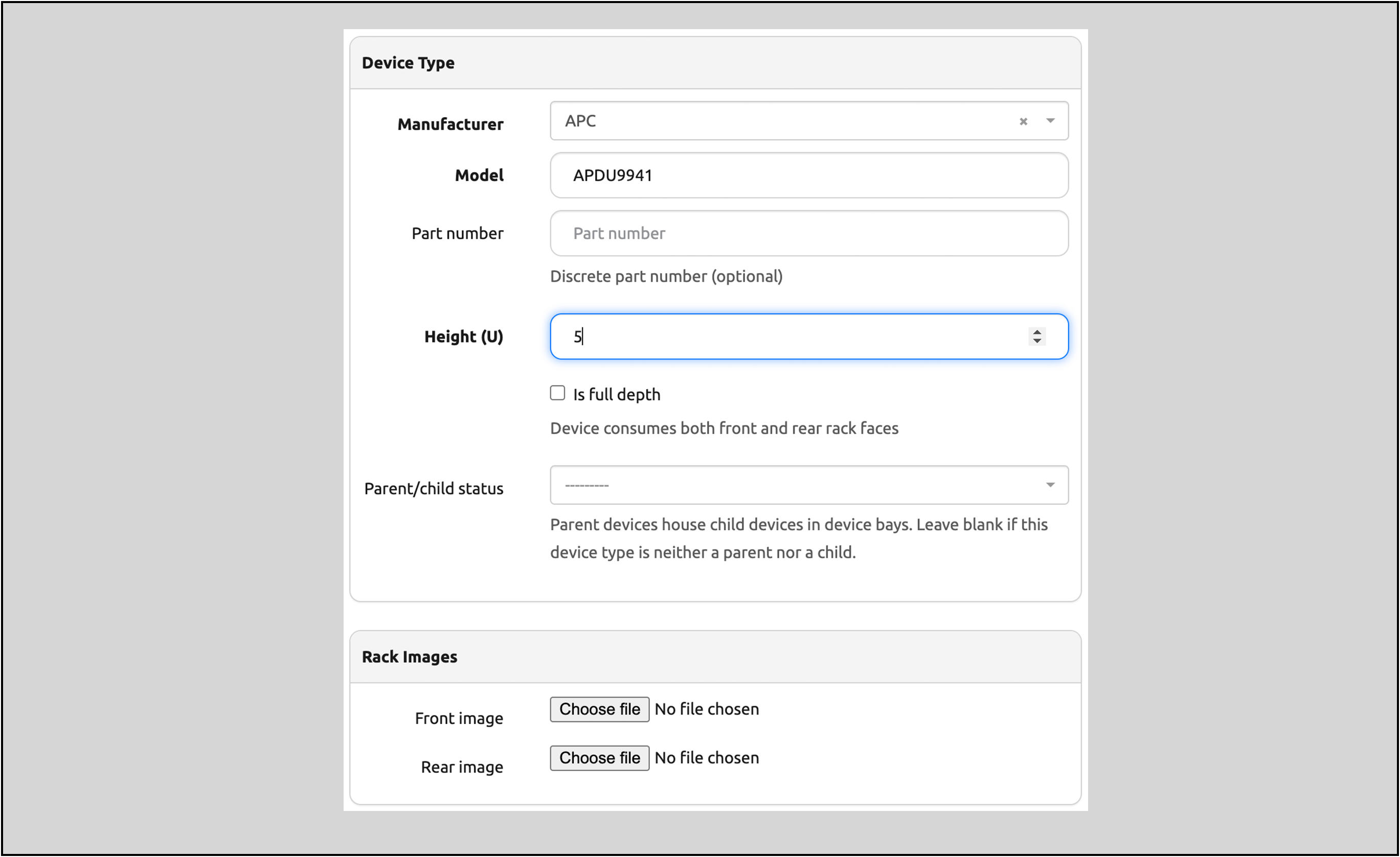 Device type example