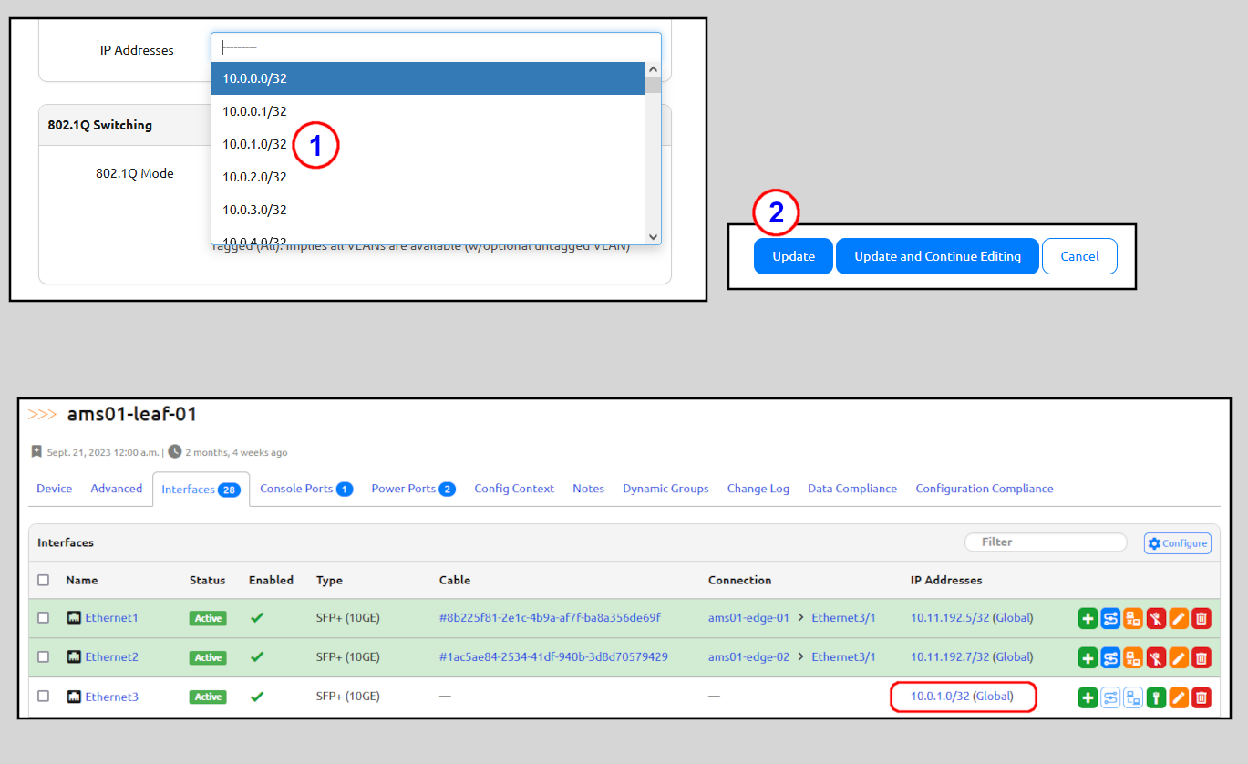 Assign IP address 3