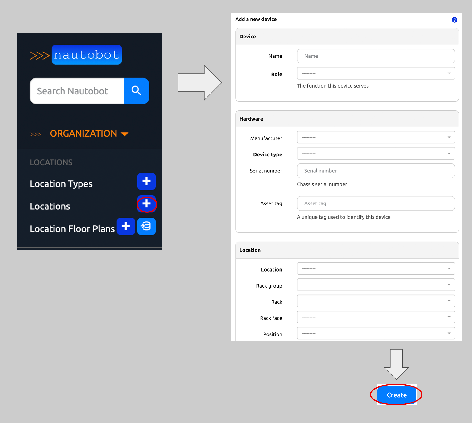 Create location